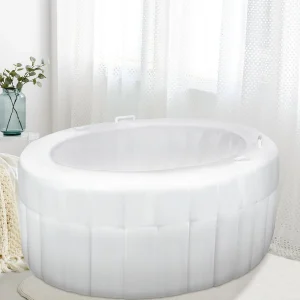 1 Set Birth Pool with Liner Including 1 Inflatable Home Birthing Pool 1 Liner Birthing Tub White Water Birth Tub for Labor Expectant Mothers Doula Midwife Supplies 65 L x 55 W x 26 H